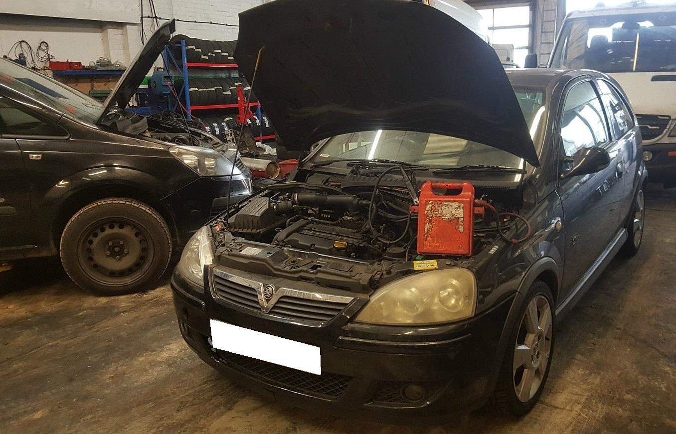 Корса в автосервисе