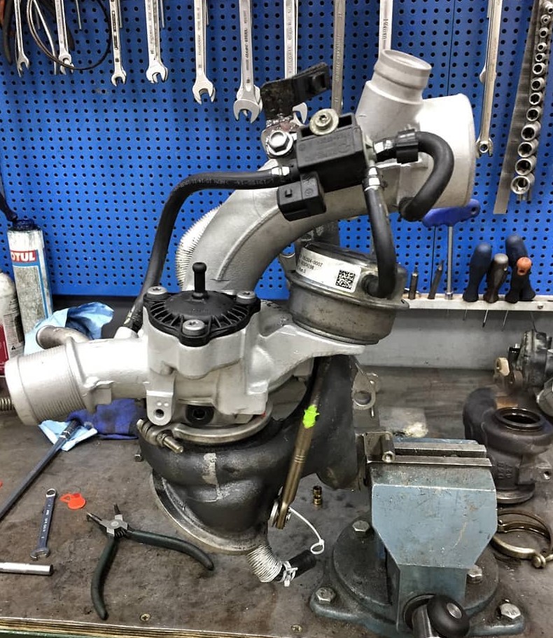 ремонт турбины опель