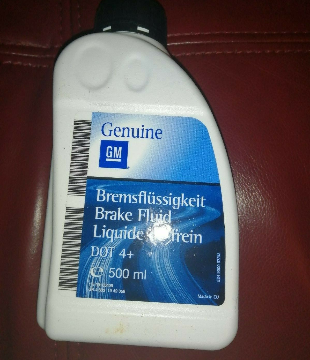 тормозная жидкость ДОТ-4 GM