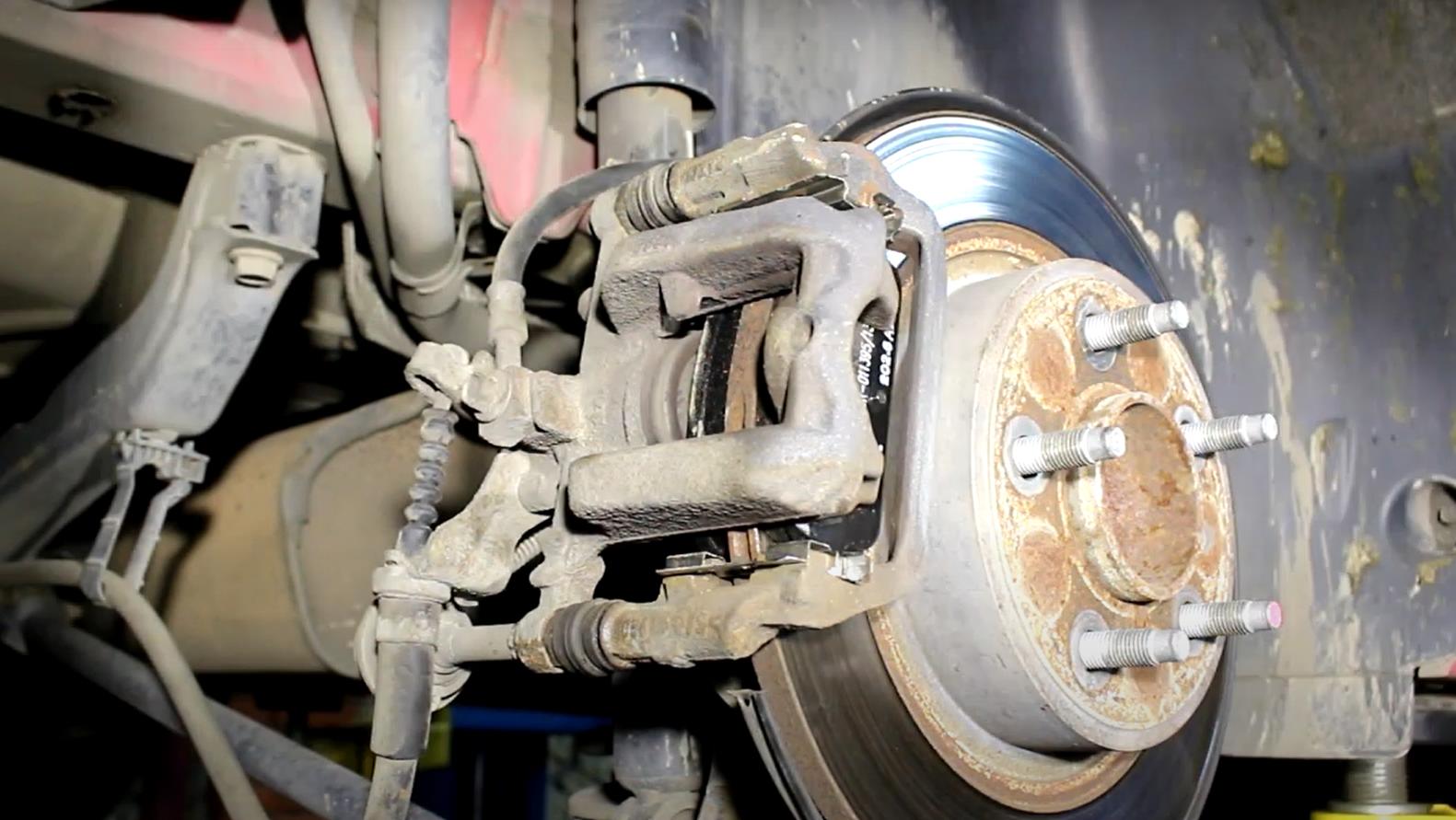 тормоза с новыми колодками