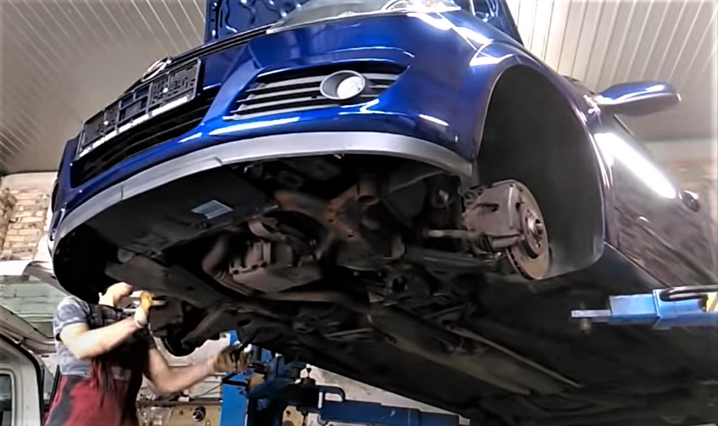 Замена рулевой рейки Опель Астра H