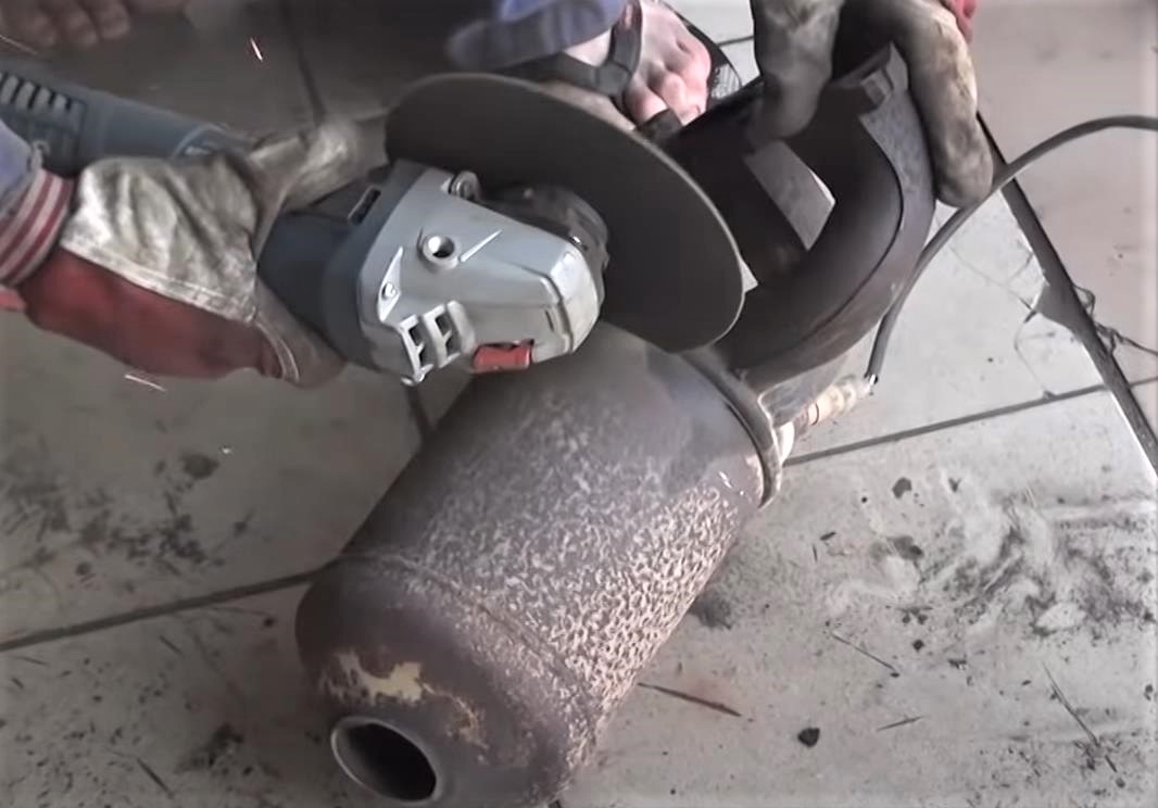 разрезание катализатора