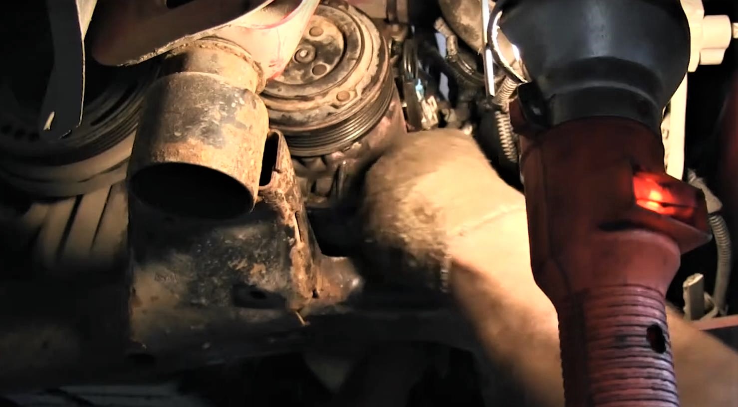 Замена компрессора кондиционера Опель