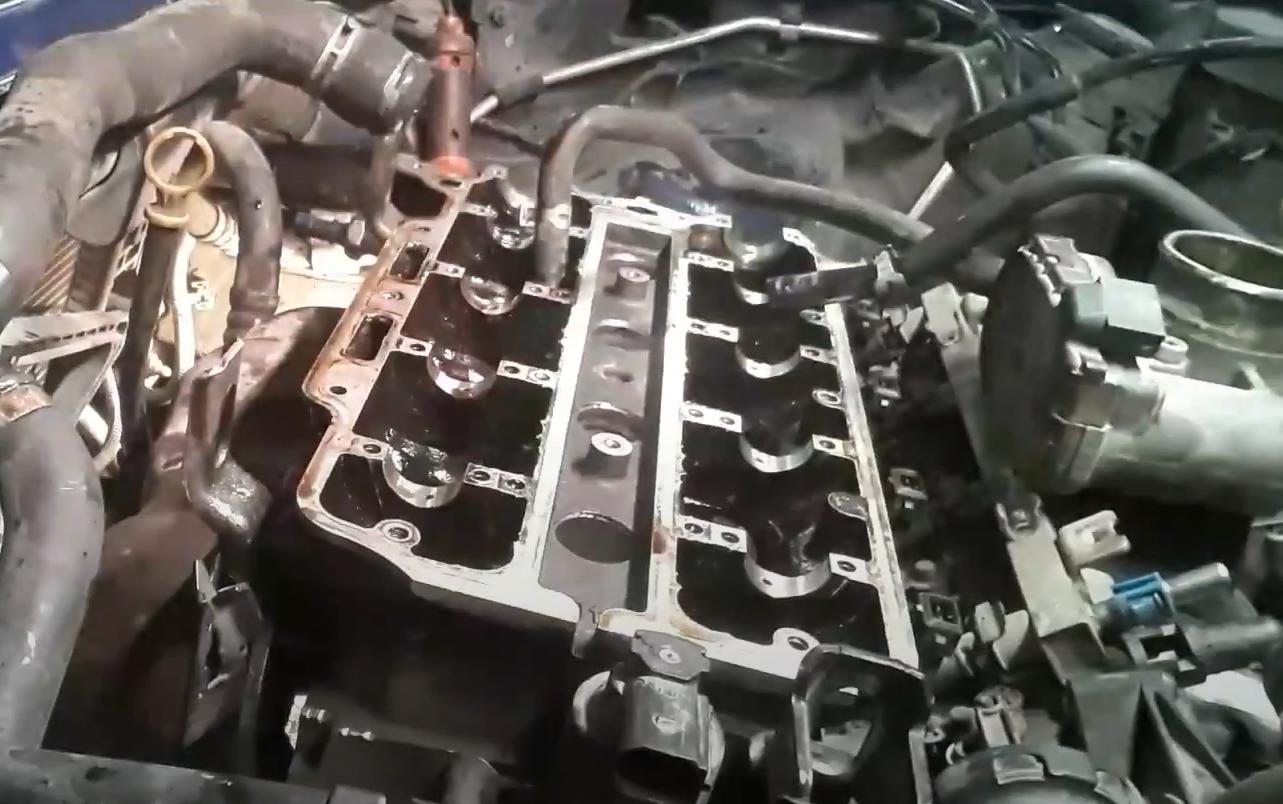 Замена прокладки ГБЦ Опель Астра