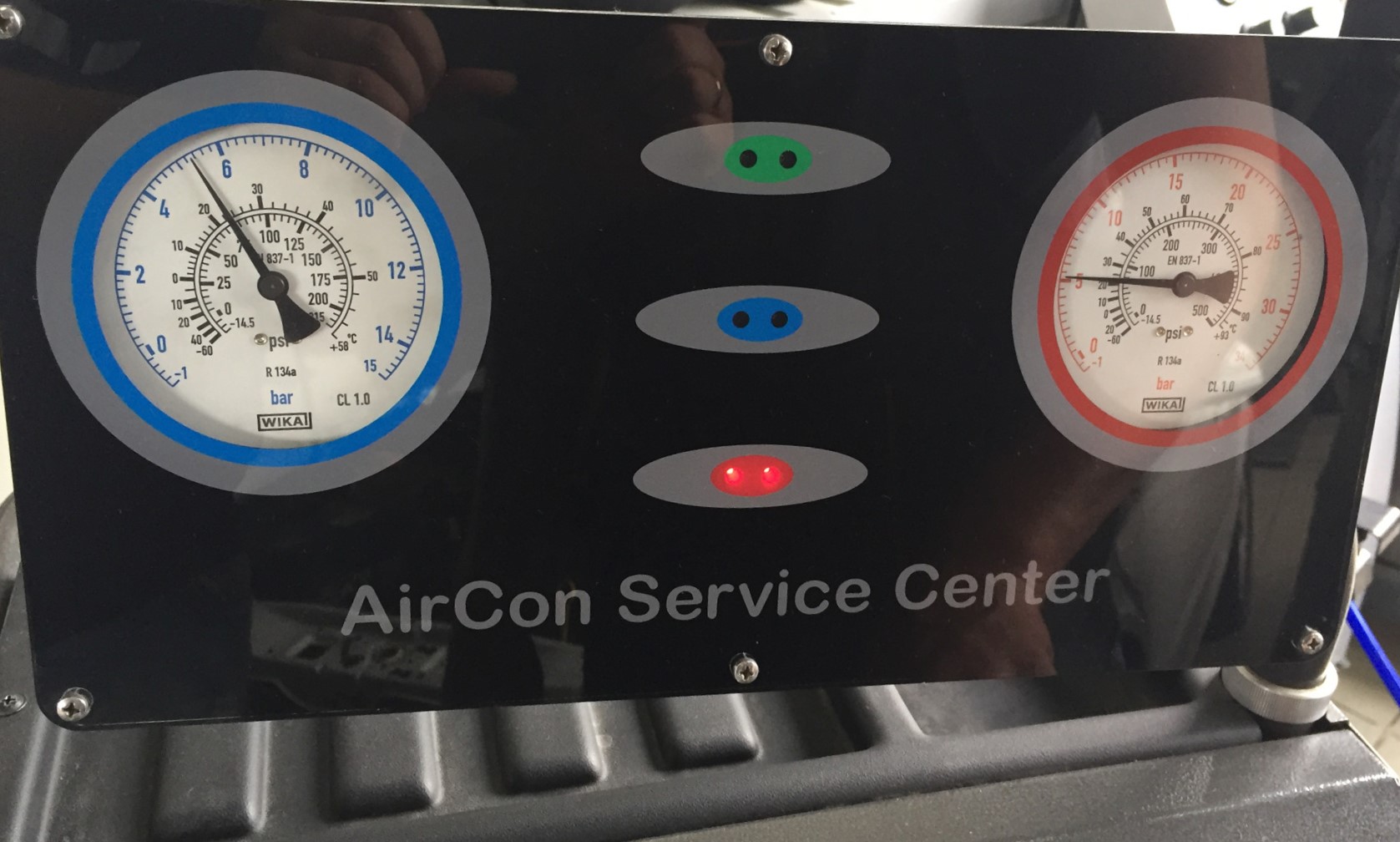 Данный заправочной установки кондиционера