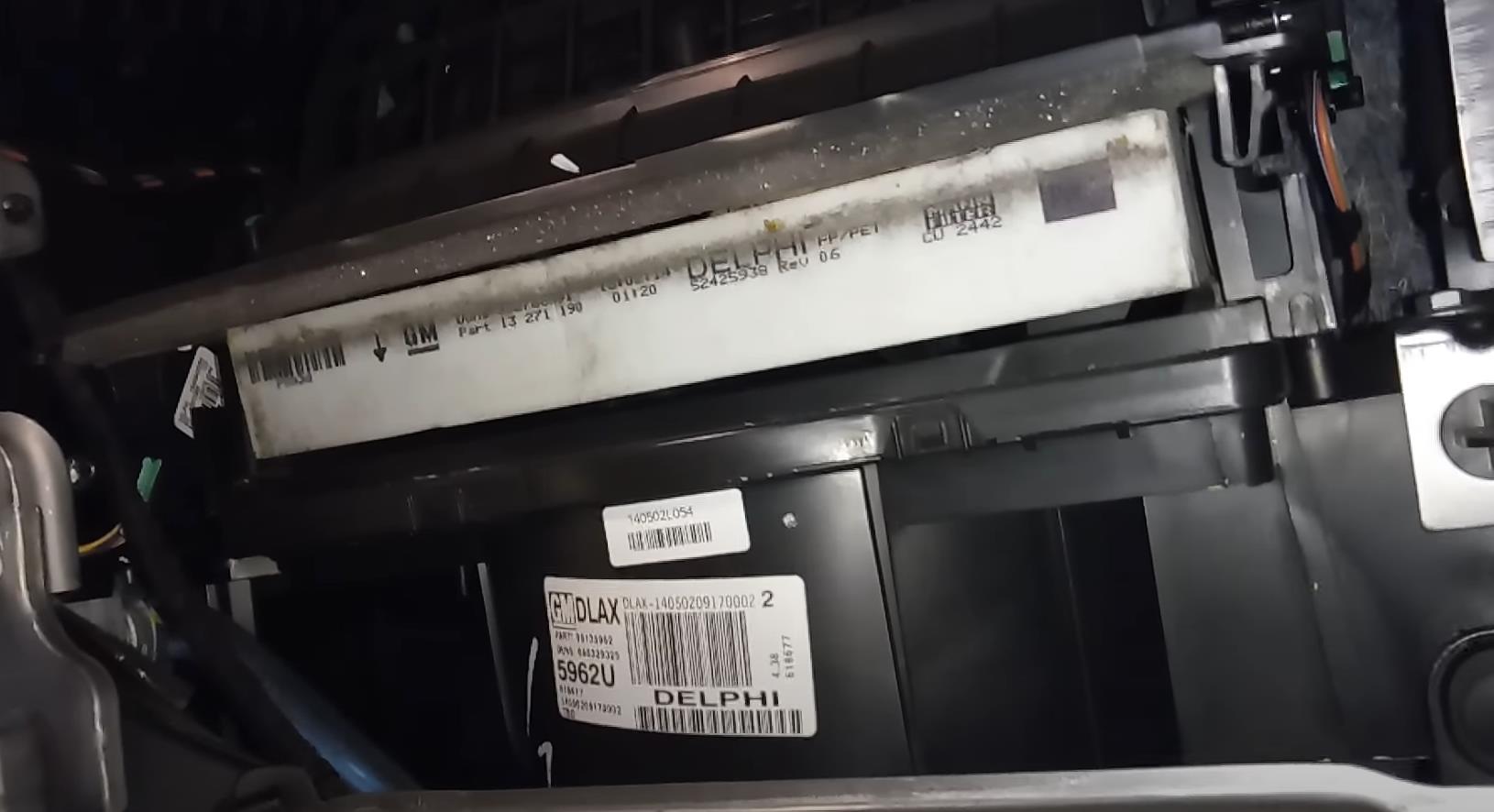 Замена фильтра салона Мокка