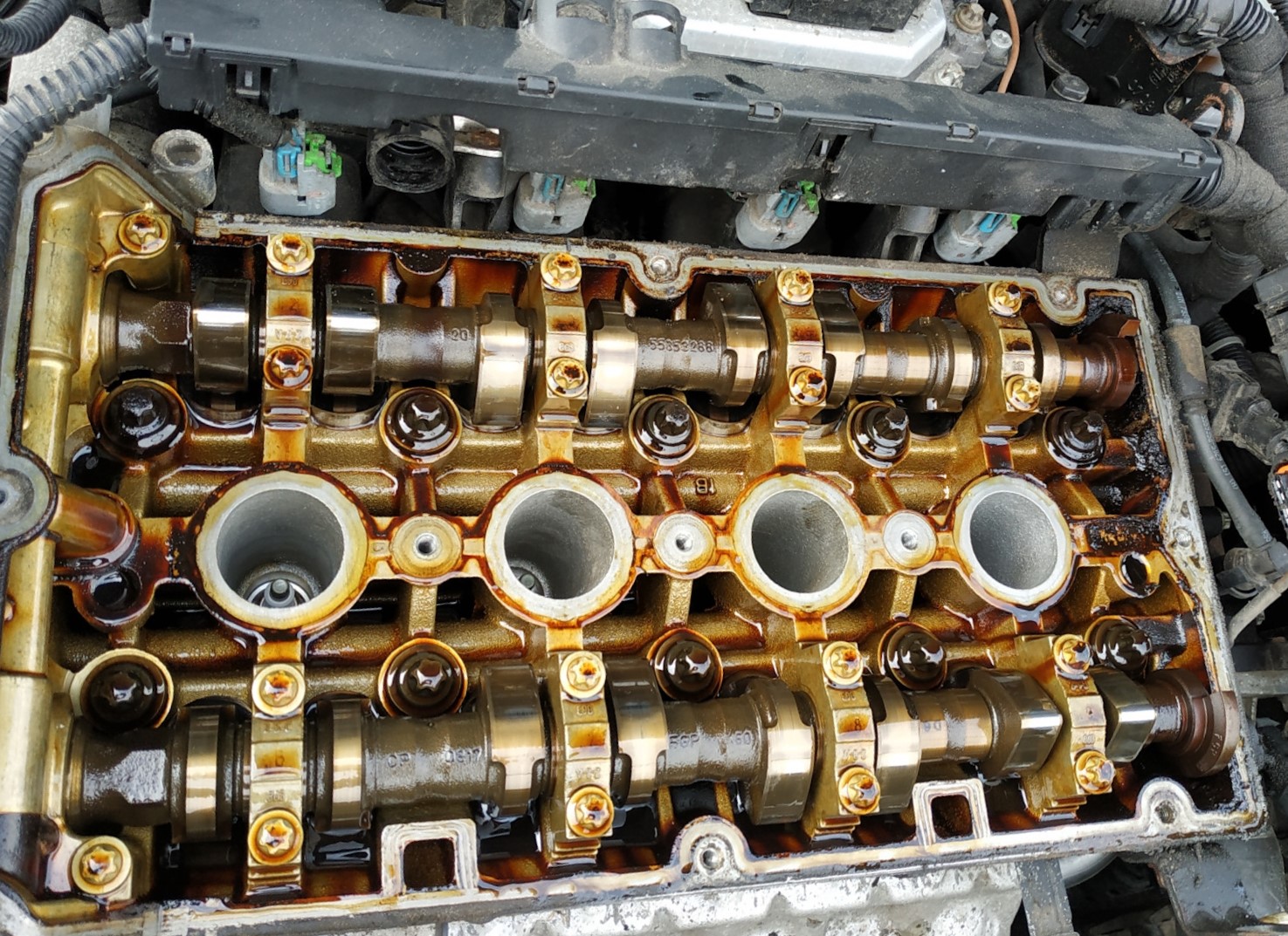 Замена прокладки клапанной крышки Опель Мокка