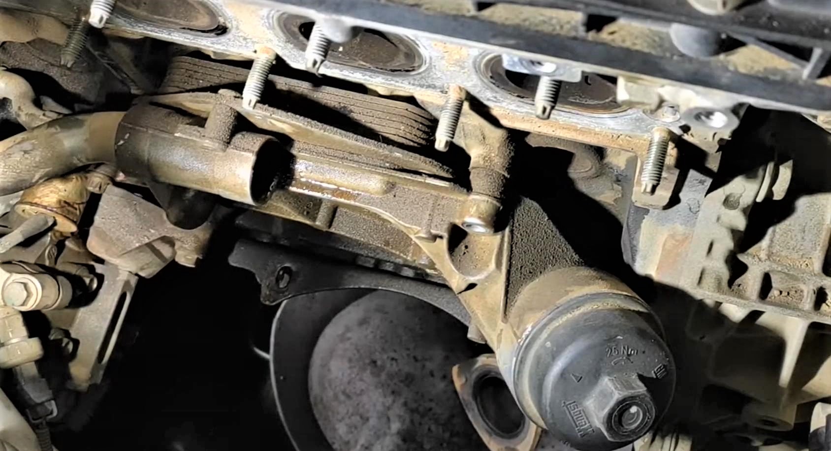 демонтаж теплообменника Опель Мокка