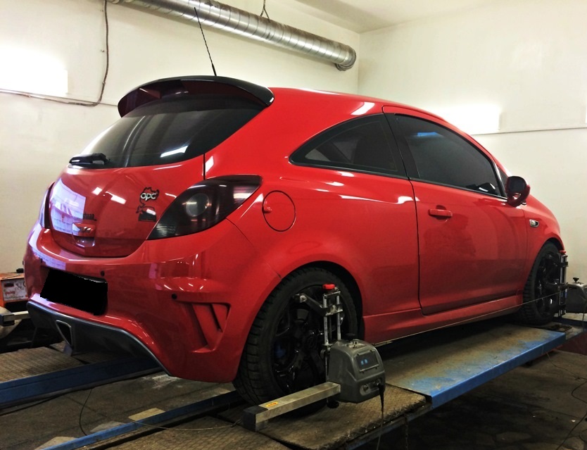 Регулировка углов установки колес после замены рычага