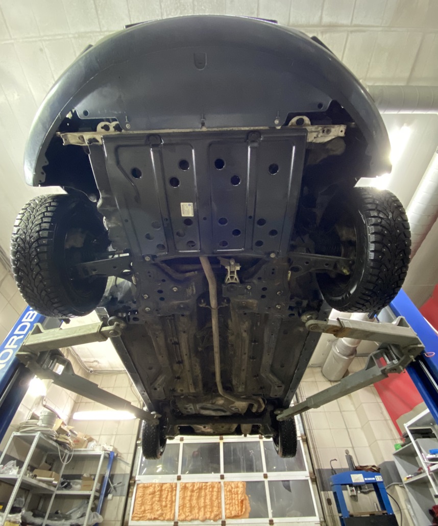 Подготовка Опель Корса к замене втулок стабилизатора