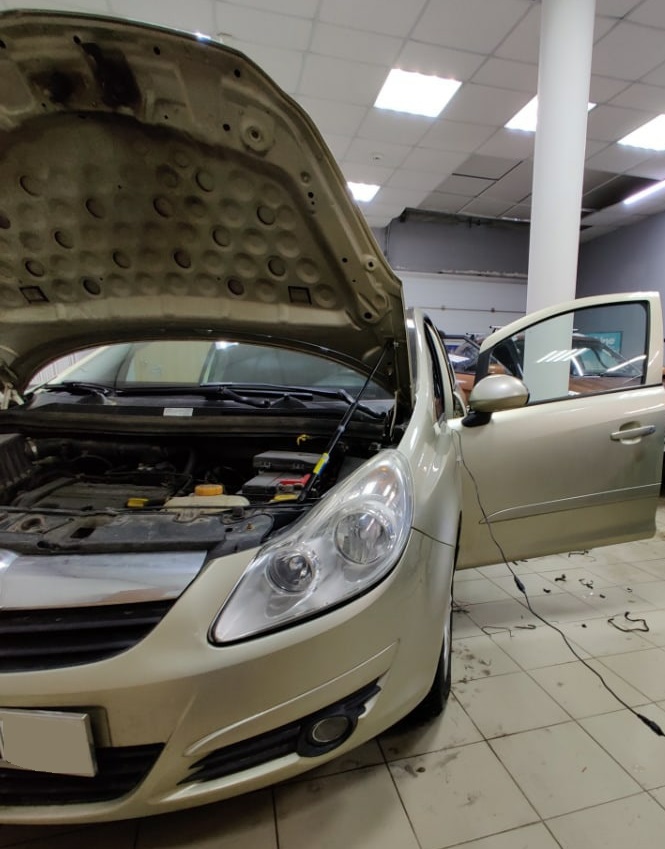 Диагностика кондиционера Опель Корса