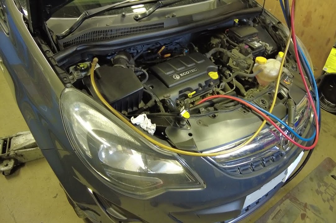 Заправка кондиционера после диагностики