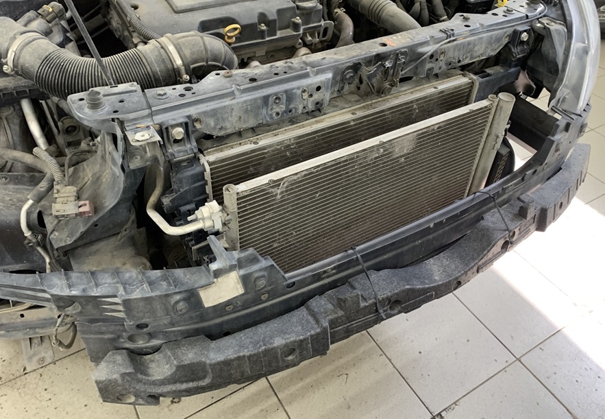 Промывка радиатора Опель Корса