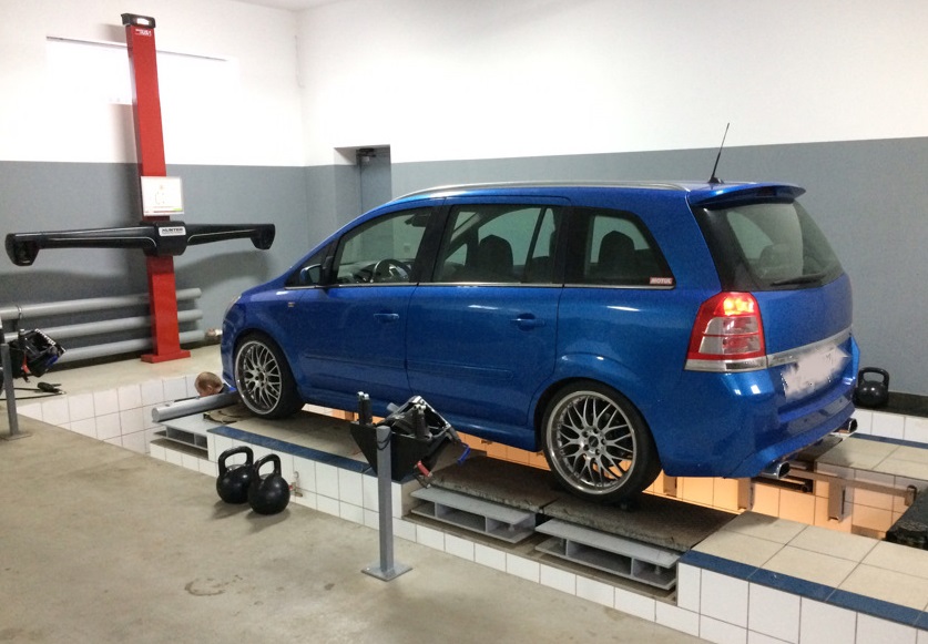 Опель Зафира после ремонта рулевой рейки