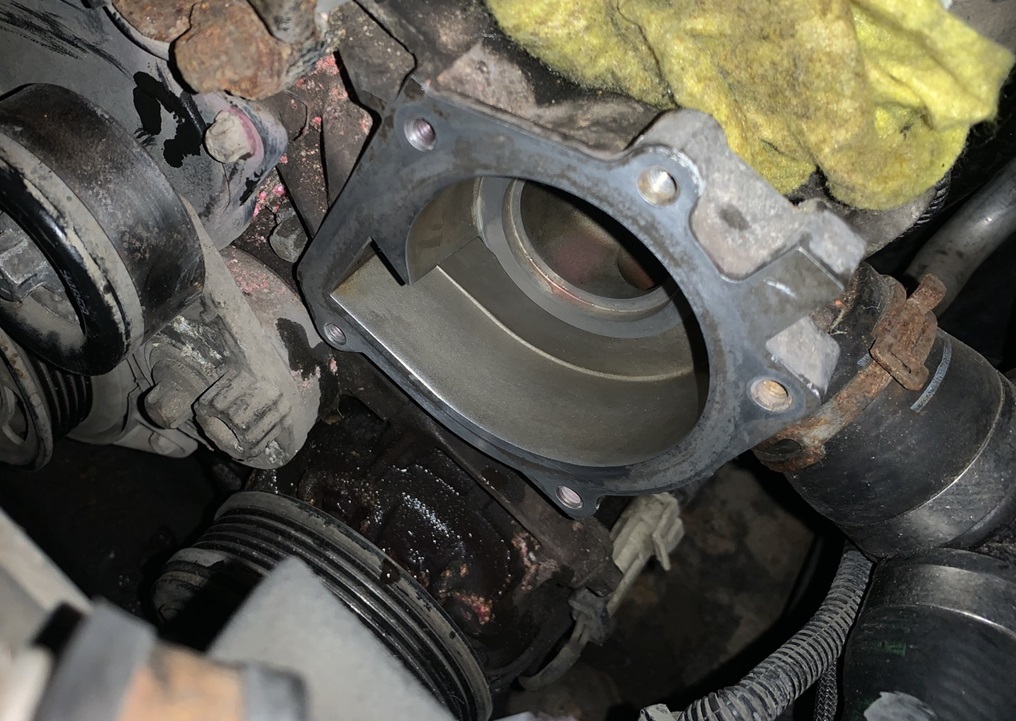 Замена помпы Опель Зафира