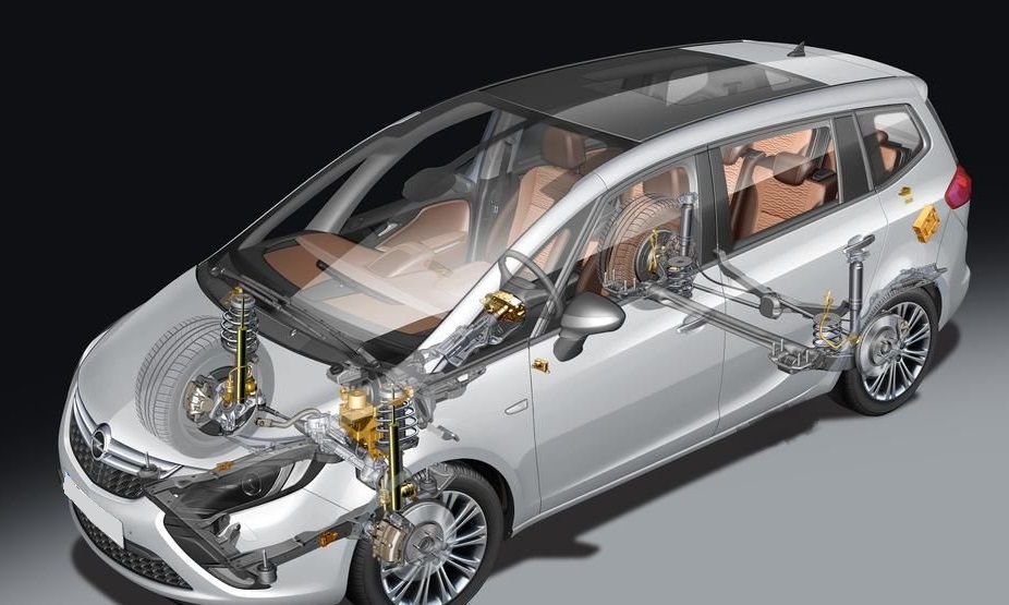 Схема подвески Опель Зафира