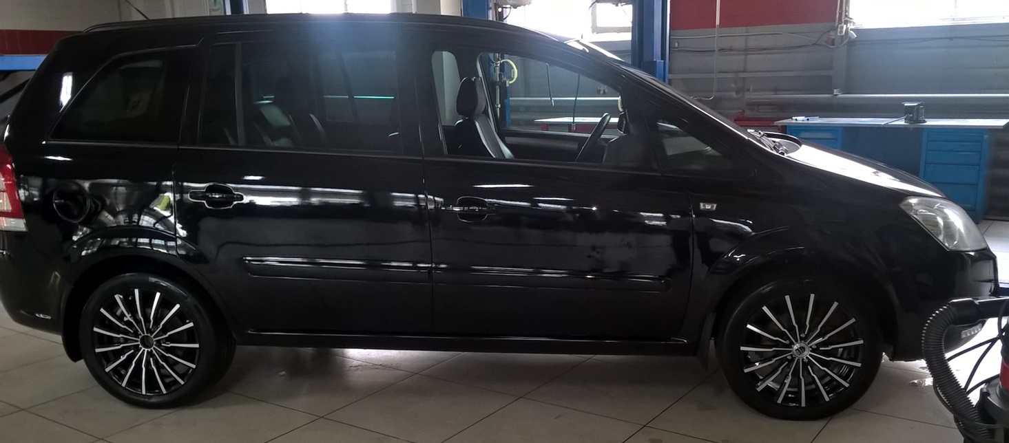 Опель Зафира после ремонта суппортов