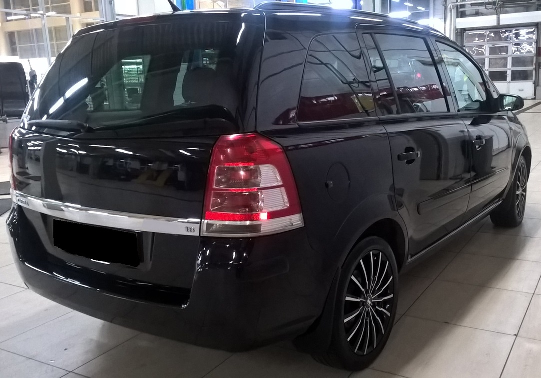 Опель Зафира после замены пружин