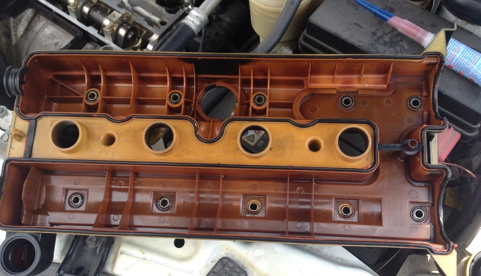 Замена прокладки клапанной крышки Опель Антара