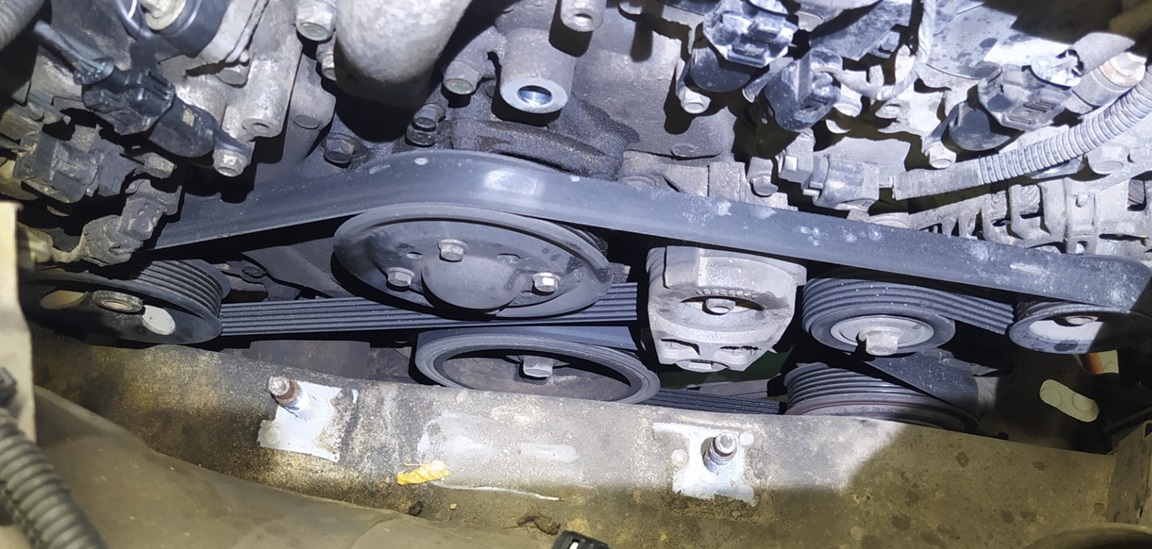 Замена приводного ремня Опель Антара