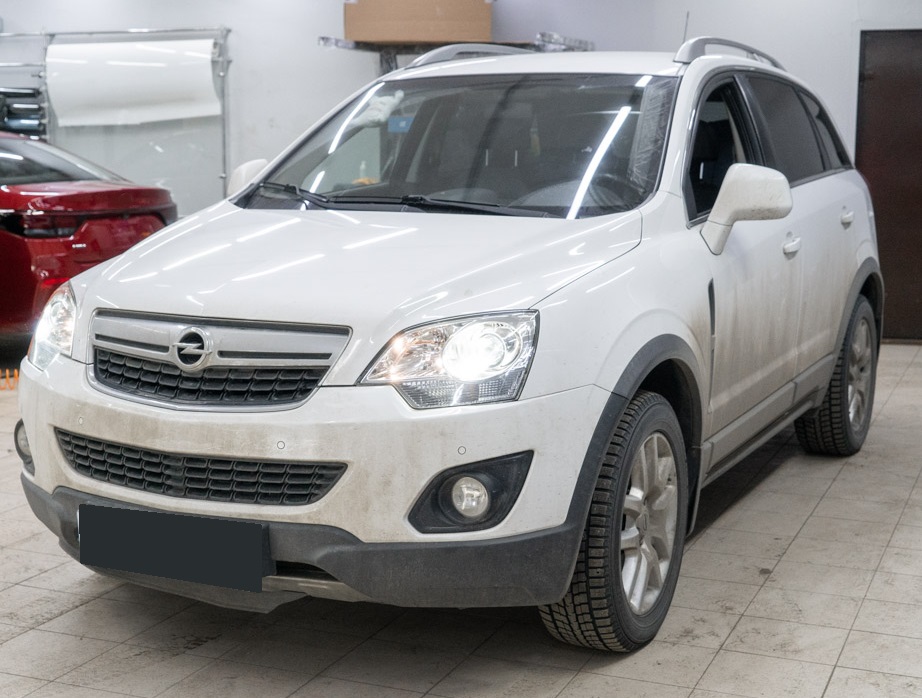 Опель Антара в техцентре после замены фильтра салона