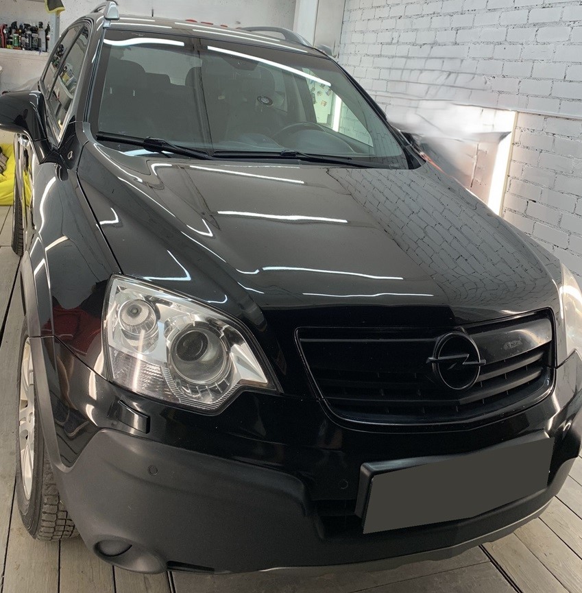 Опель Антара в автотехцентре для ремонта автоматической КПП