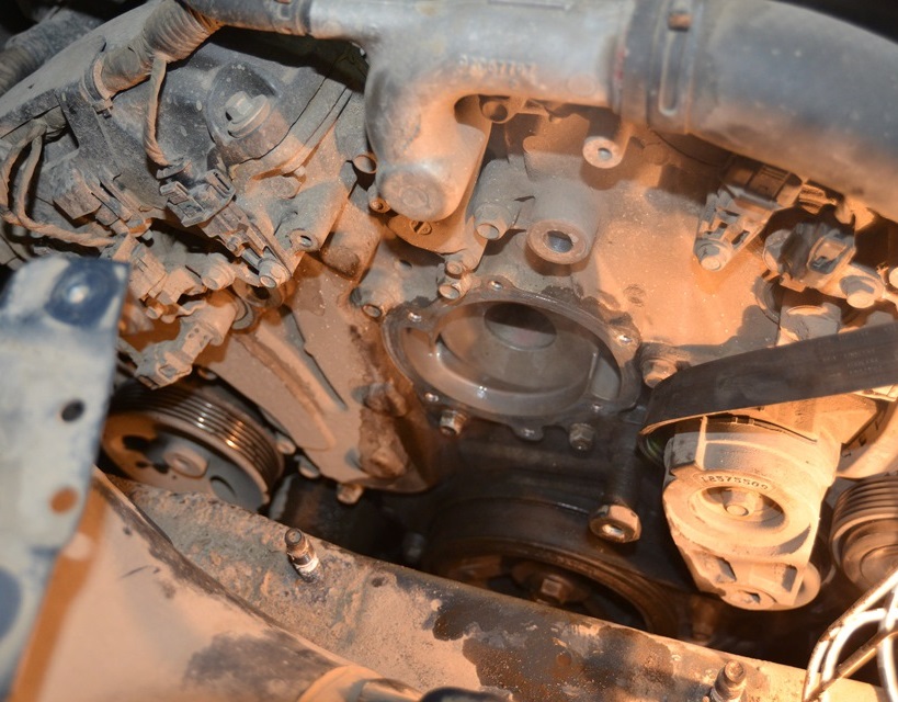 Замена помпы Опель Антара