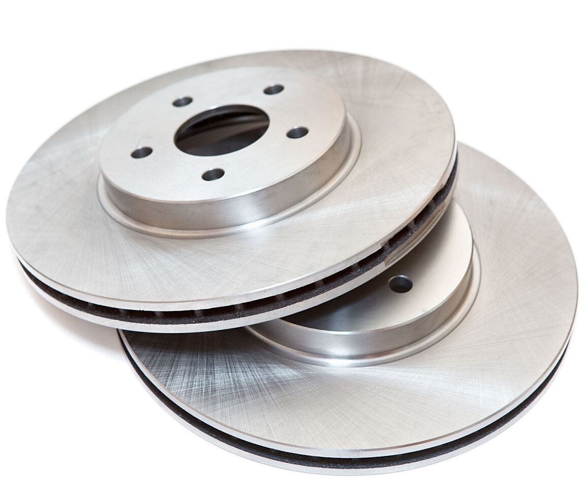 Комплект новых передних дисков