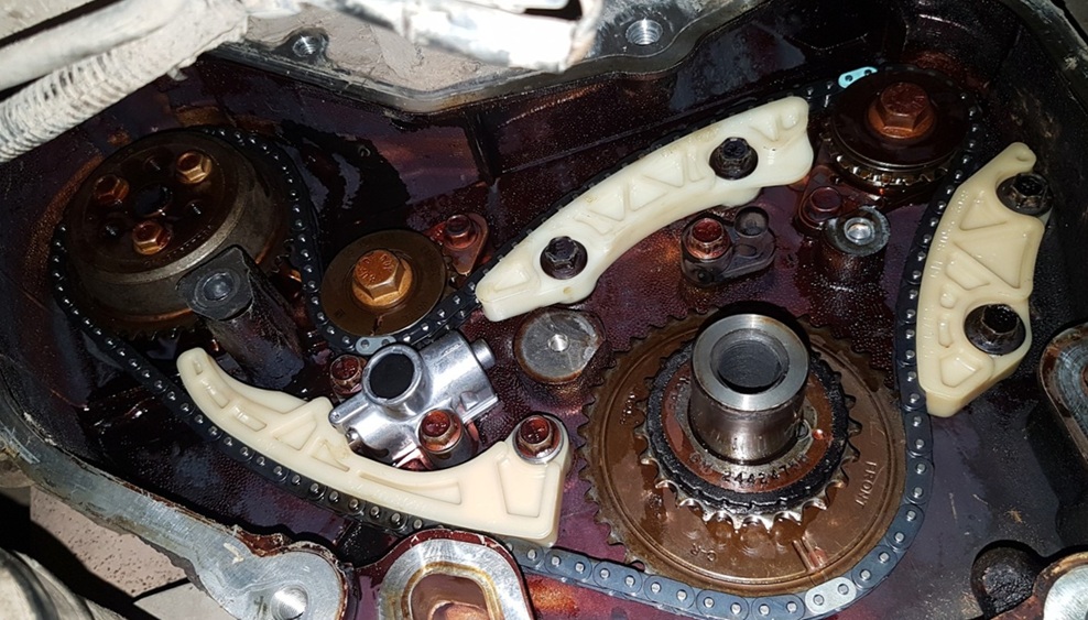 Замена цепи ГРМ Опель Антара