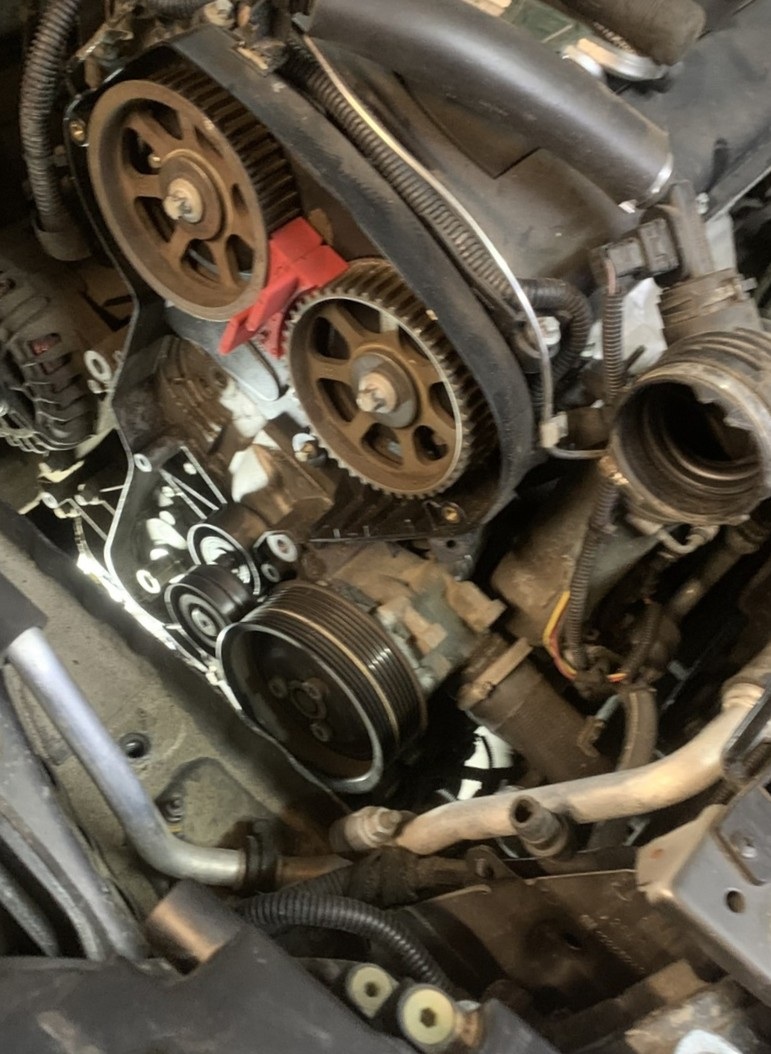 Замена переднего сальника коленвала Опель Астра