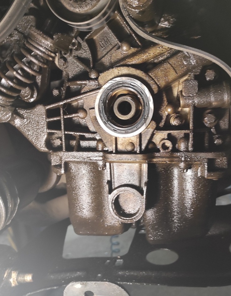 Замена переднего сальника коленвала Опель Мокка