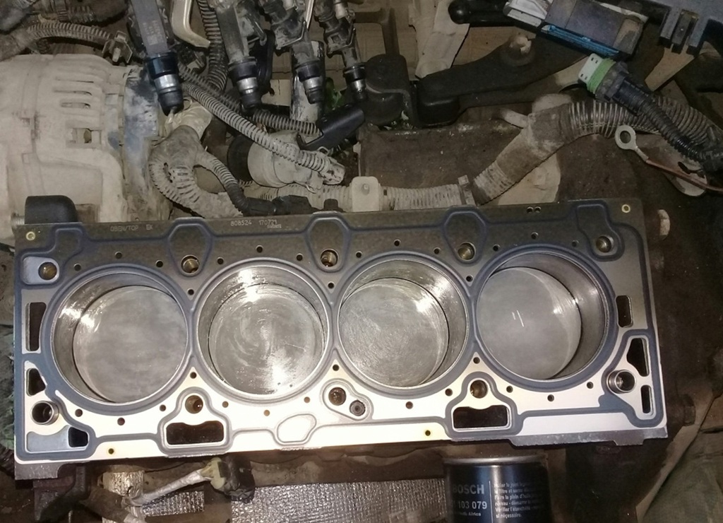 Замена прокладки ГБЦ Опель Мерива