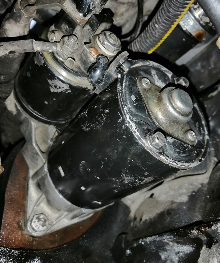 Замена стартера Опель Мерива