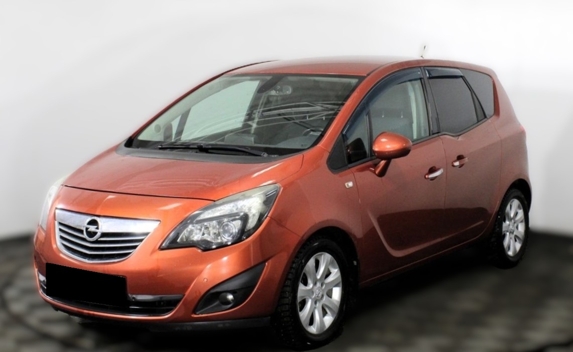 Опель Мерива после замены амортизаторов в автотехцентре