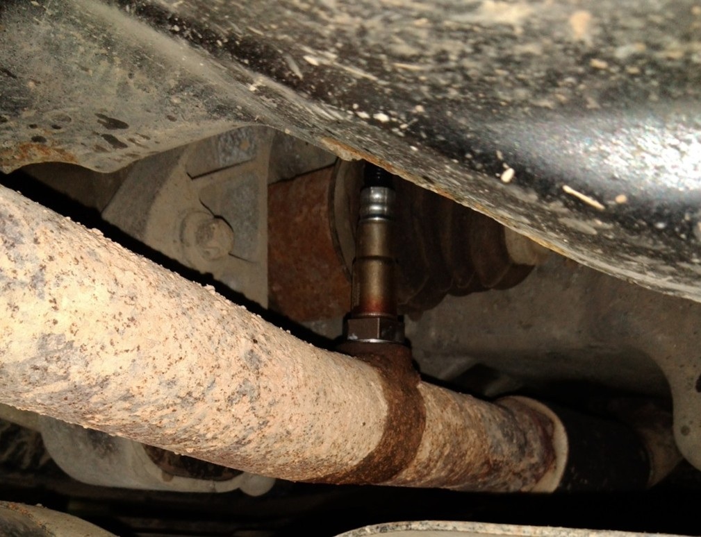 Замена лямбда-зонда Опель Мерива (нижнего)