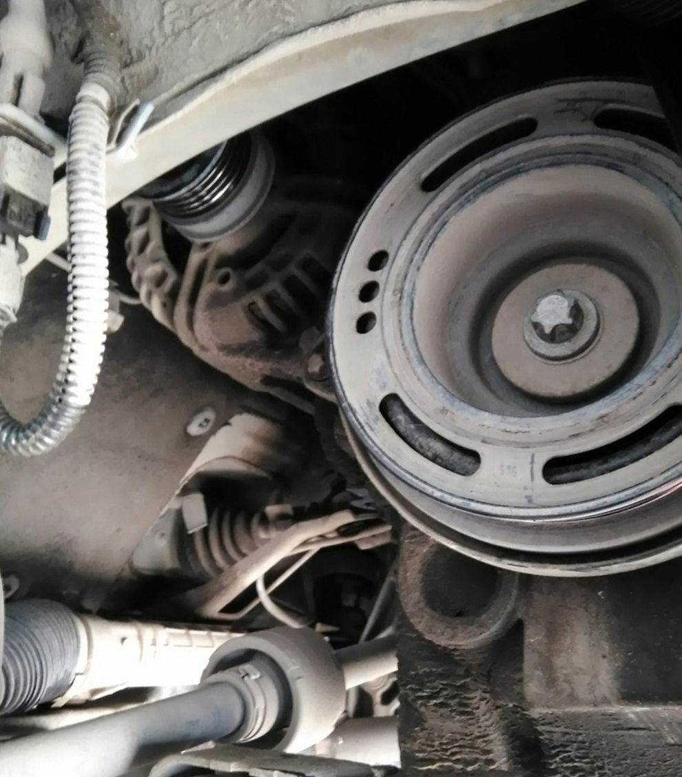 Замена генератора Опель Мерива