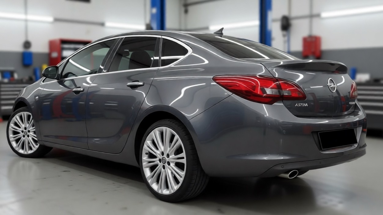 Опель Астра после замены свечей зажигания в автотехцентре