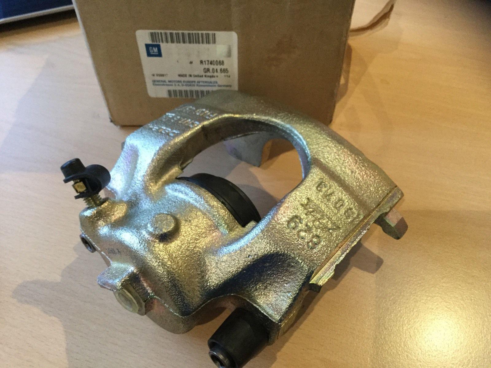 новый тормозной суппорт сверху