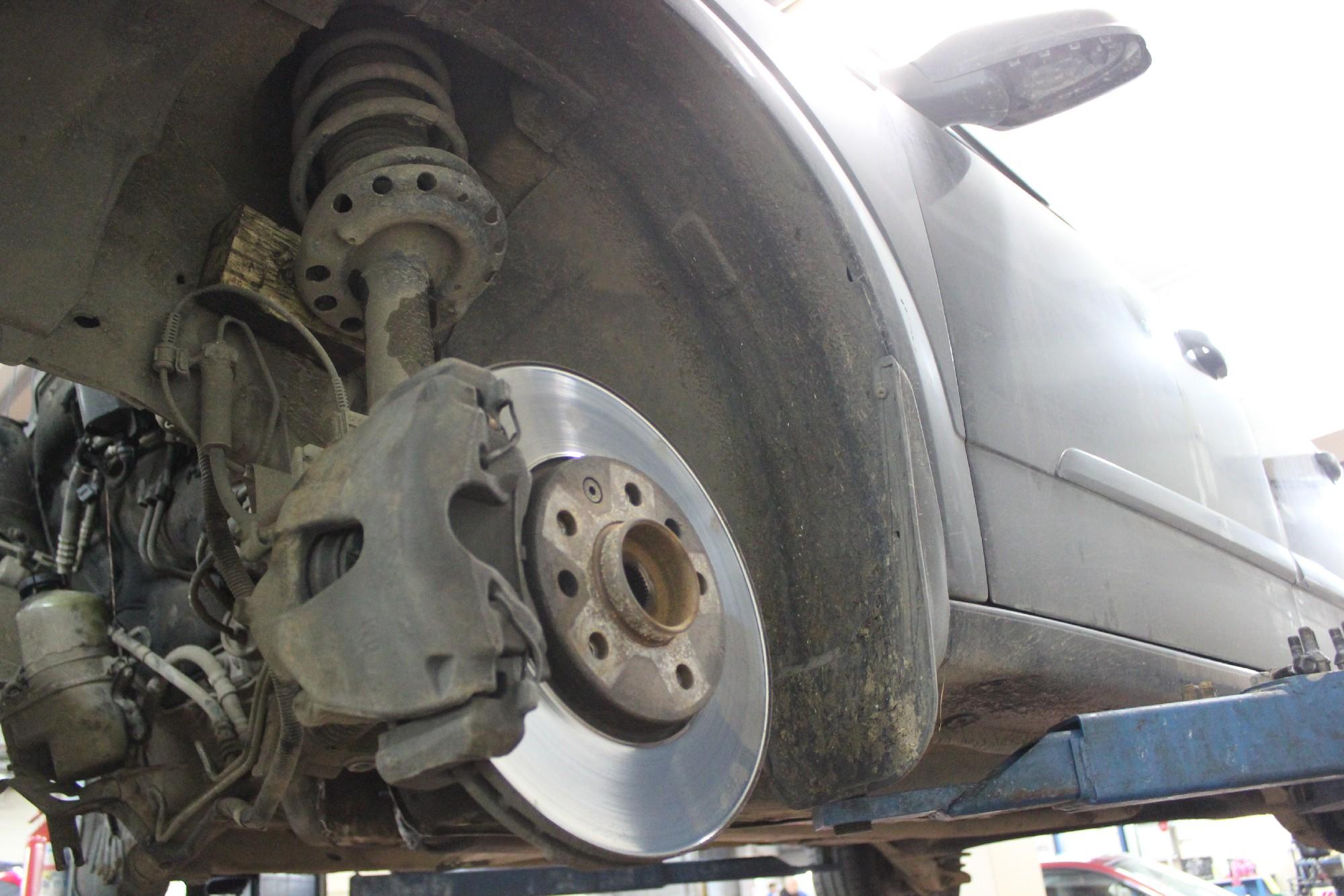 передняя подвеска на Астре