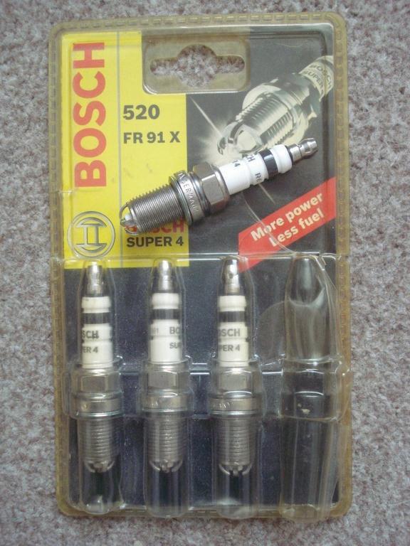 комплект свечей зажигания Бош