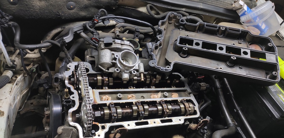 Замена цепи газораспределительного механизма Опель