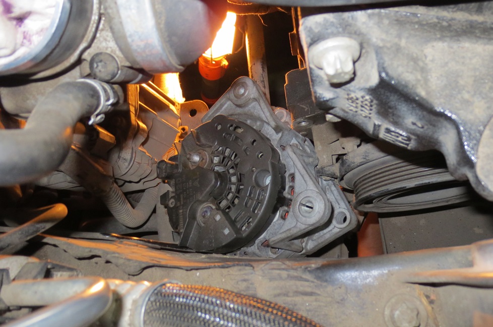 Замена генератора Опель