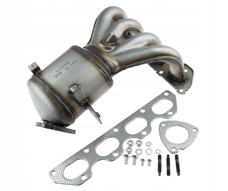 Новый выпускной коллектор с катализатором