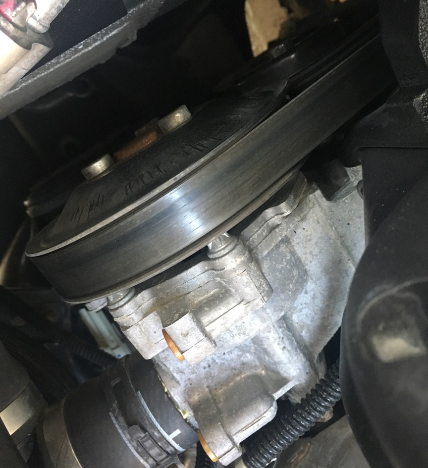 Приводной ремень на шкивах