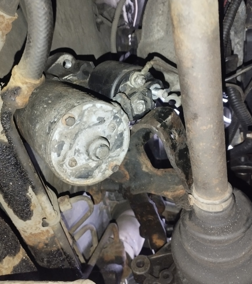 Замена стартера Опель