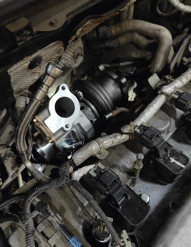 Разборка двигателя для снятия турбины