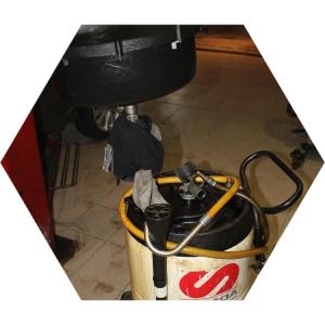 Установка для слива масла