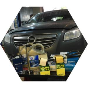 замена масла в двигателе инсигния