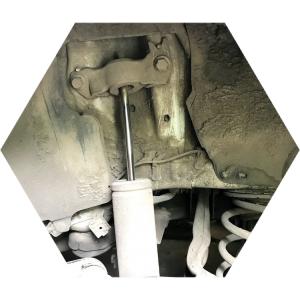 амортизатор с порванным пыльником опель