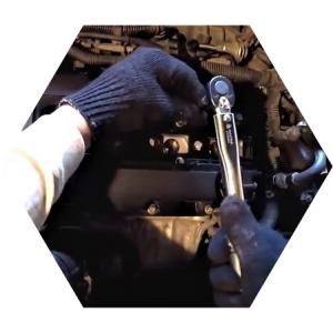 установка клапанной крышки Опель Астра